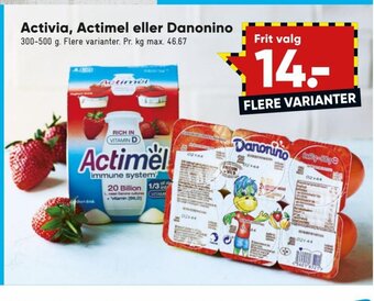 Bilka Activia, Actimel eller Danonino tilbud