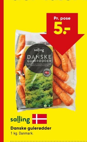 Bilka Danske Gulerødder tilbud