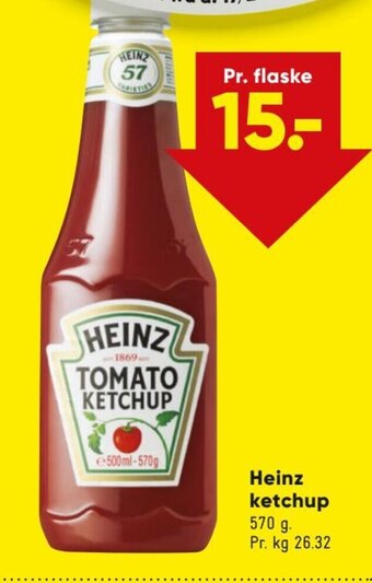 Bilka Heinz Ketchup tilbud
