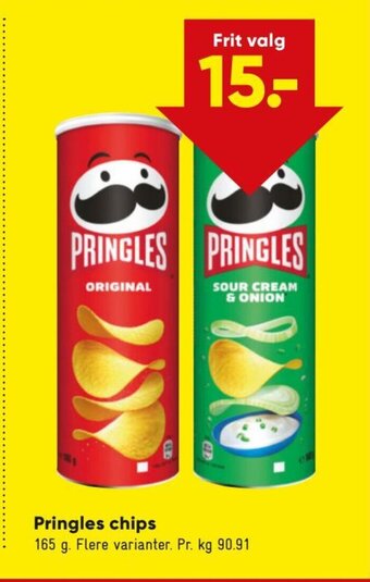 Bilka Pringles Chips tilbud