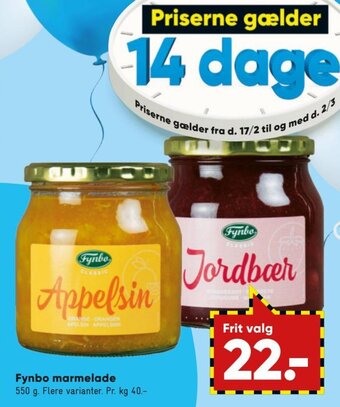 Bilka Fynbo Marmelade tilbud