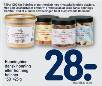 REMA 1000 Honningbien honning tilbud