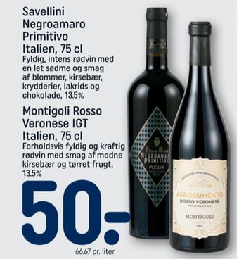 REMA 1000 Ukendt italiensk rødvin tilbud