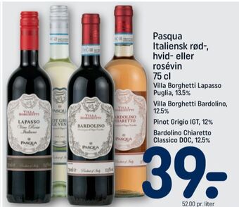 REMA 1000 Ukendt italiensk rødvin tilbud