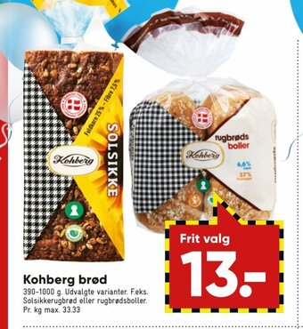 Bilka Kohberg Brød tilbud
