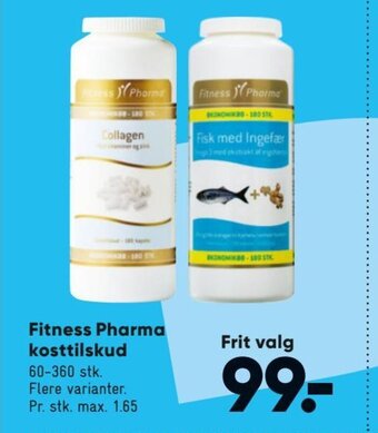 Bilka Fitness Pharma Kosttilskud tilbud