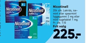 Bilka Nicotinell tilbud