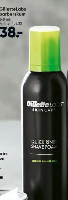 Bilka Gillettelabs Barberskum tilbud