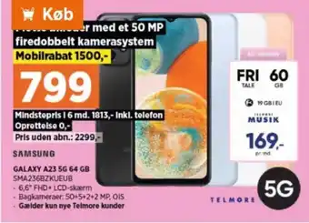 Power Samsung galaxy a23 mobiltelefon tilbud