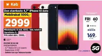 Power Apple iphone se mobiltelefon tilbud