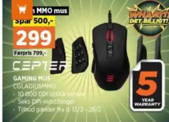 Power Cepter mus tilbud