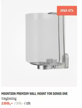 Hi-Fi Klubben Mountson Premium Wall Mount For Sonos One tilbud