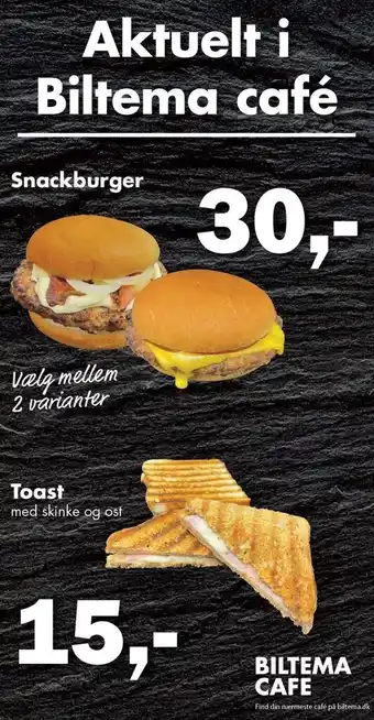 Aktuelt i biltema café