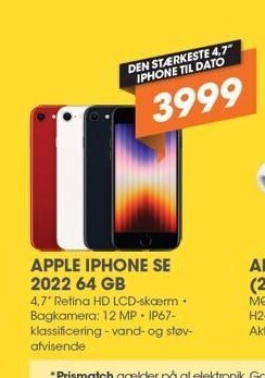 Expert Apple iphone se 2022 64 gb tilbud