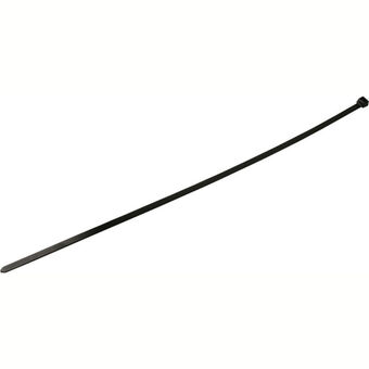 Kabelstrips, 8x500 mm, 100 stk., sort