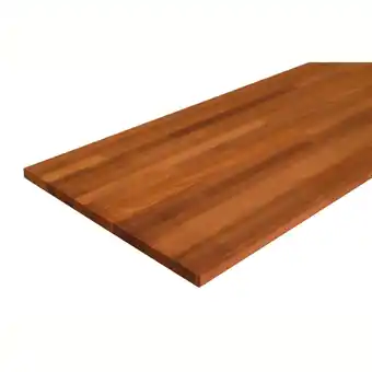 Silvan Bordplade, massiv nyatoh, 26 x 610 x 3620 mm tilbud