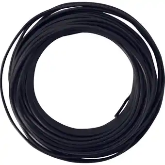 Installationsledning, 1x1,5mm², sort, 25 m