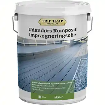 Trip trap, imprægneringsolie til komposit, natur, 5 l