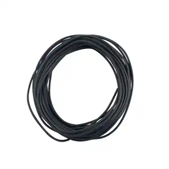 Installationskabel, 10 m, sort
