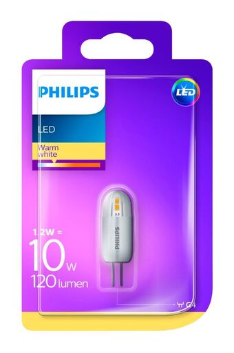 Philips, led-stiftpære, 60 w, g9