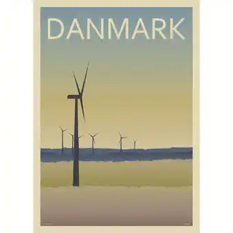 Art card frk. blaa, postkort, hvide sande