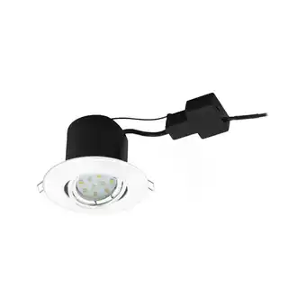 Silvan Eglo, led-indbygningsspot, peneto 2, hvid tilbud