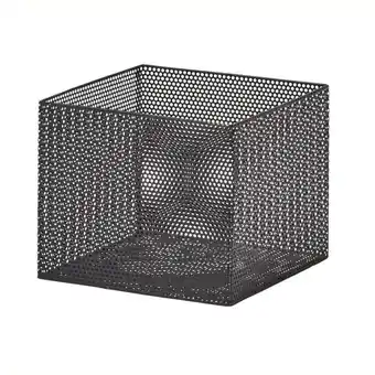 Trådkurv i metal, sort