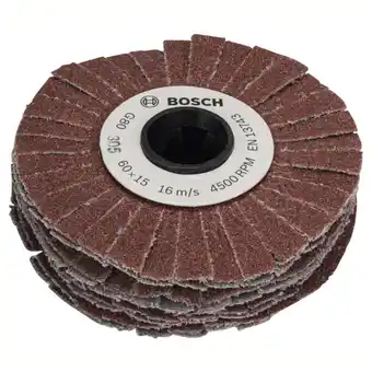 Bosch, slibeskive til texoro, fleksibel, k80, b: 15 mm