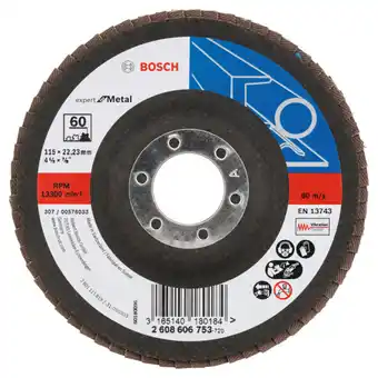 Bosch, lamelslibeskive til vinkelsliber, expert for metal, flere varianter