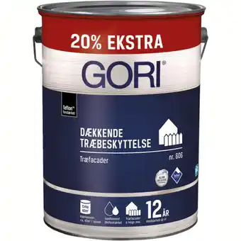 Gori 606, dækkende træbeskyttelse, træfacader, vandbaseret