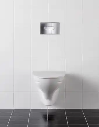 Ifö, væghængt toilet, sign 6875
