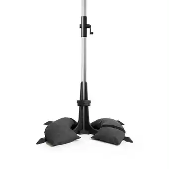 Silvan Baser, parasolfod m. sandsække, mørkegrå, 30 kg tilbud