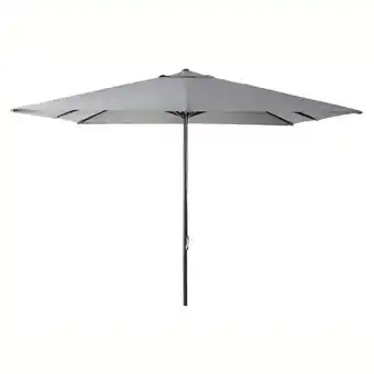 Silvan Parasol, elba, grå, ø300 cm tilbud