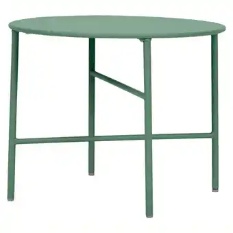 Loungebord, pesetos, ø50 cm, grøn