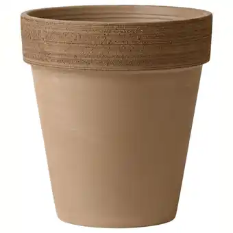 Vaso alto, krukke, brun