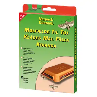 Mølfælde til tøj, 2 stk.
