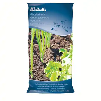 Weibulls, spagnum, gødet, 40 l