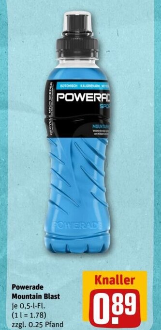 REWE DE Powerade Mountain Blast tilbud