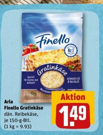 REWE DE Arla Finello Gratinkäse tilbud