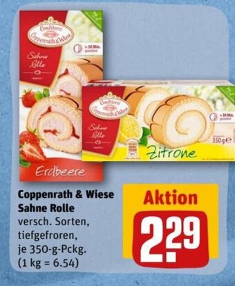 REWE DE Coppenrath & Wiese Sahne Rolle tilbud