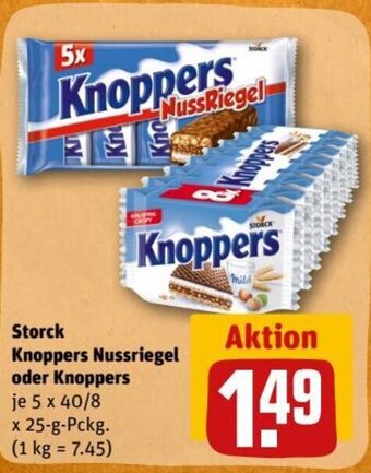 REWE DE Storck Knoppers Nussriegel Oder Knoppers tilbud