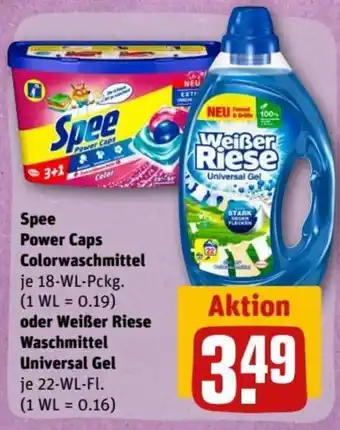 REWE DE Spee Power Caps Colorwaschmittel tilbud