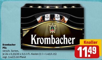 REWE DE Krombacher Pils tilbud