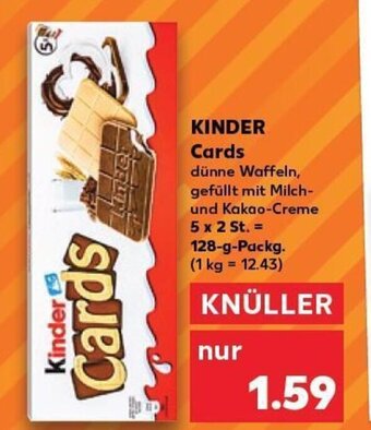 Kaufland Kinder Cards tilbud