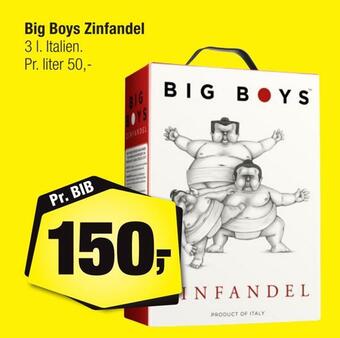 Calle Big boys zinfandel tilbud