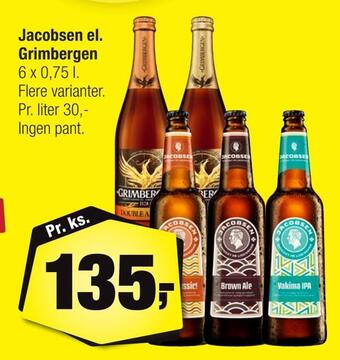 Calle Jacobsen el. grimbergen tilbud