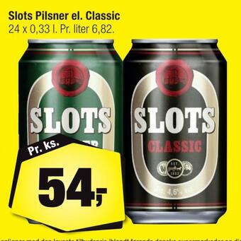 Calle Slots pilsner el. classic tilbud