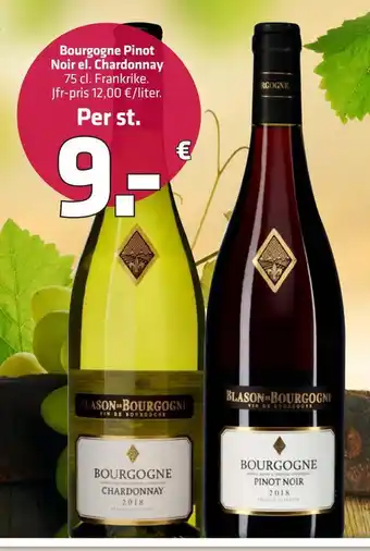 Fleggaard Bourgogne pinot noir el. chardonnay tilbud
