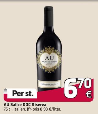 Fleggaard Au salice doc riserva tilbud