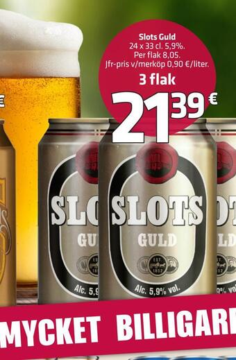 Fleggaard Slots guld tilbud